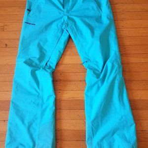 Patagonia H2NO Snowboard Pants Turquoise Size S